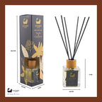 Eco Bath London Vanilla Cinnamon Reed Diffuser - Luxurious Herbal Scent of Cinnamon and Vanilla, Long Lasting Room Diffuser, 100ml (3.38 Fl.Oz) - Joe’s Haven