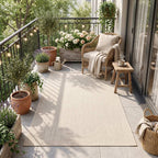 Ecology Outdoor Rug Cream | 500c - Joe’s Haven