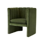 Edwick Armchair, Green Velvet