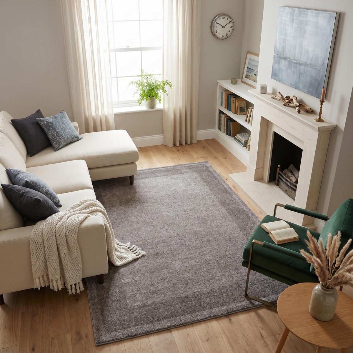 Ephesus Modern Grey Rugs | 7437G - Joe’s Haven
