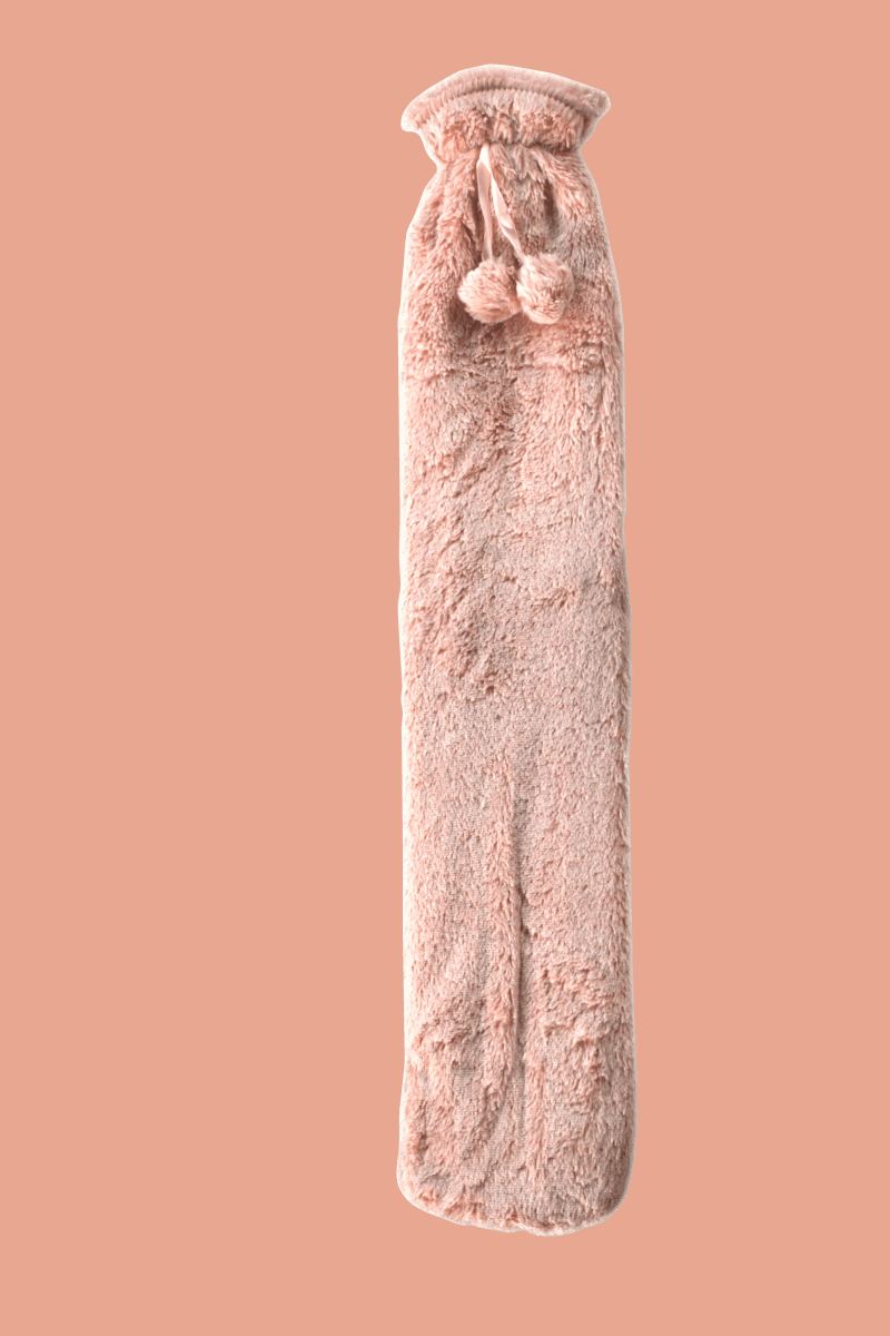 Extra Long 2L Hot Water Bottle with Plush Faux Fur Cover - Joe’s Haven