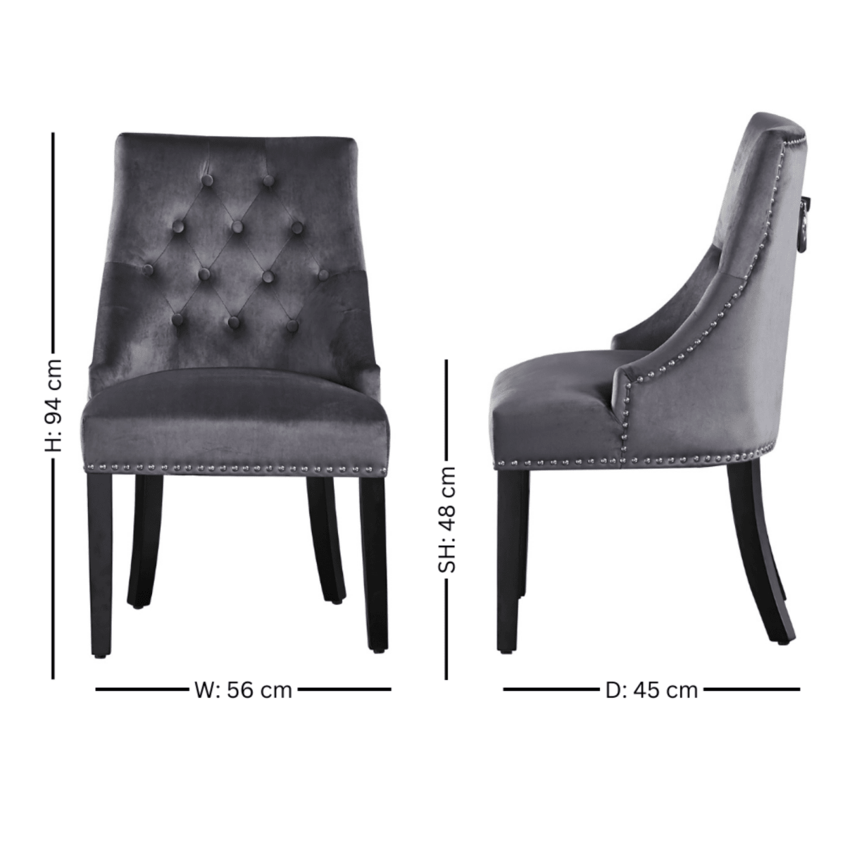 Windsor LUX Velvet Dining Chair - Joe’s Haven