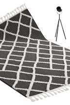Scandi Indoor Rug Anthracite & White - Joe’s Haven