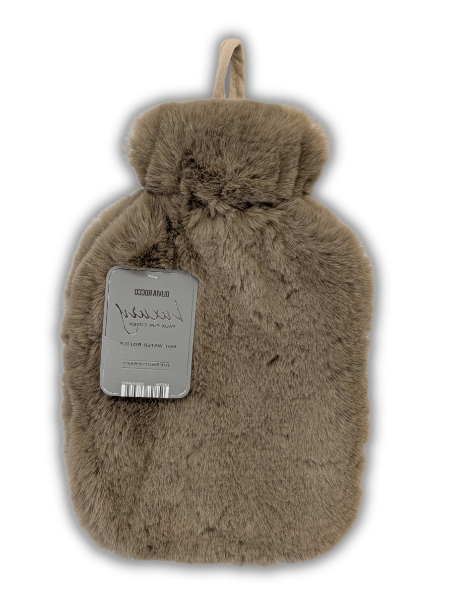 Faux Fur Super Soft Covered 2 Litre Luxury Hot Water Bottle - Joe’s Haven