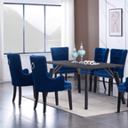 Windsor LUX Velvet Dining Chair (with armrests) - Joe’s Haven
