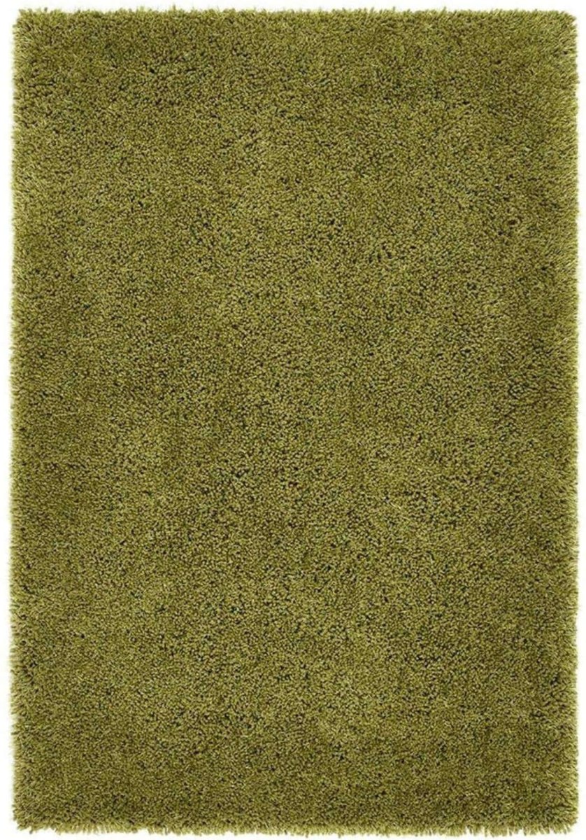Chicago Olive Green Shaggy Rug - Joe’s Haven