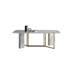 FenX Dining Table, Dining Table, Sintered Stone And Gold - Joe’s Haven
