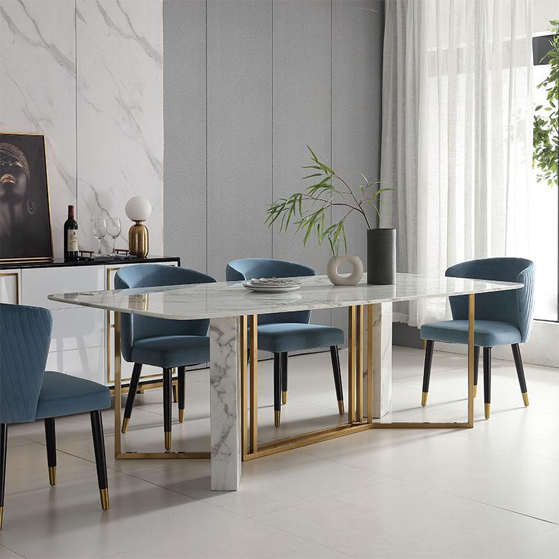 FenX Dining Table, Dining Table, Sintered Stone And Gold - Joe’s Haven
