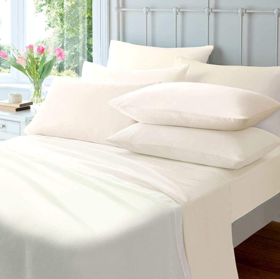 Flannelette Super Soft Luxurious 100% Cotton Brushed Flat Sheet - Joe’s Haven