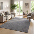 Flex Grey Low Pile Solid Rug - Joe’s Haven