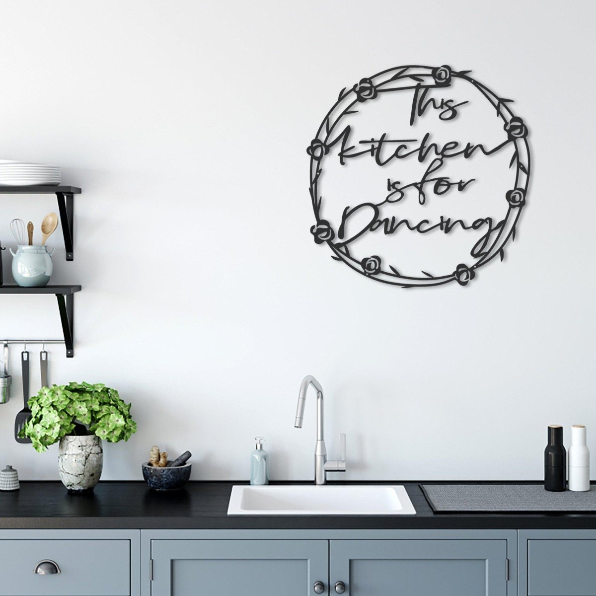 This Kitchen is for Dancing - Metal Wall Art - Joe’s Haven