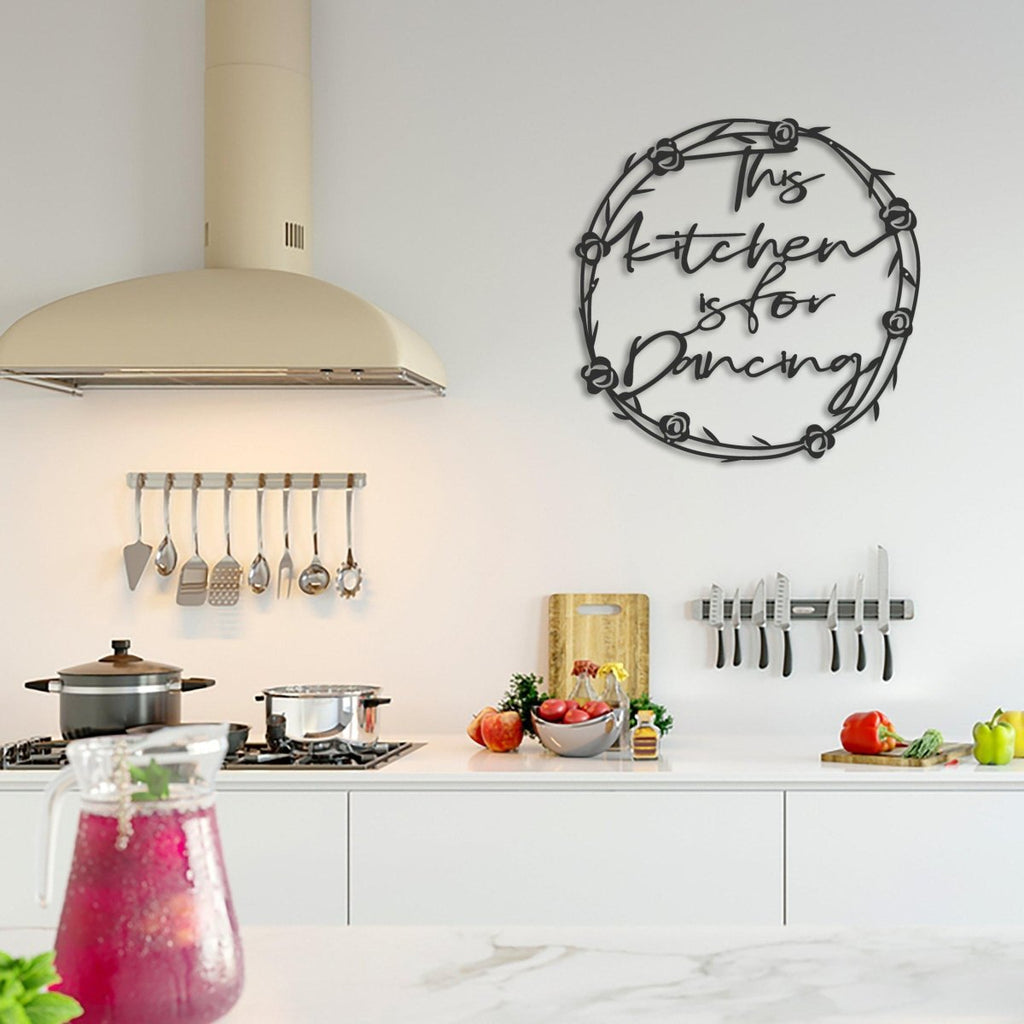 This Kitchen is for Dancing - Metal Wall Art - Joe’s Haven