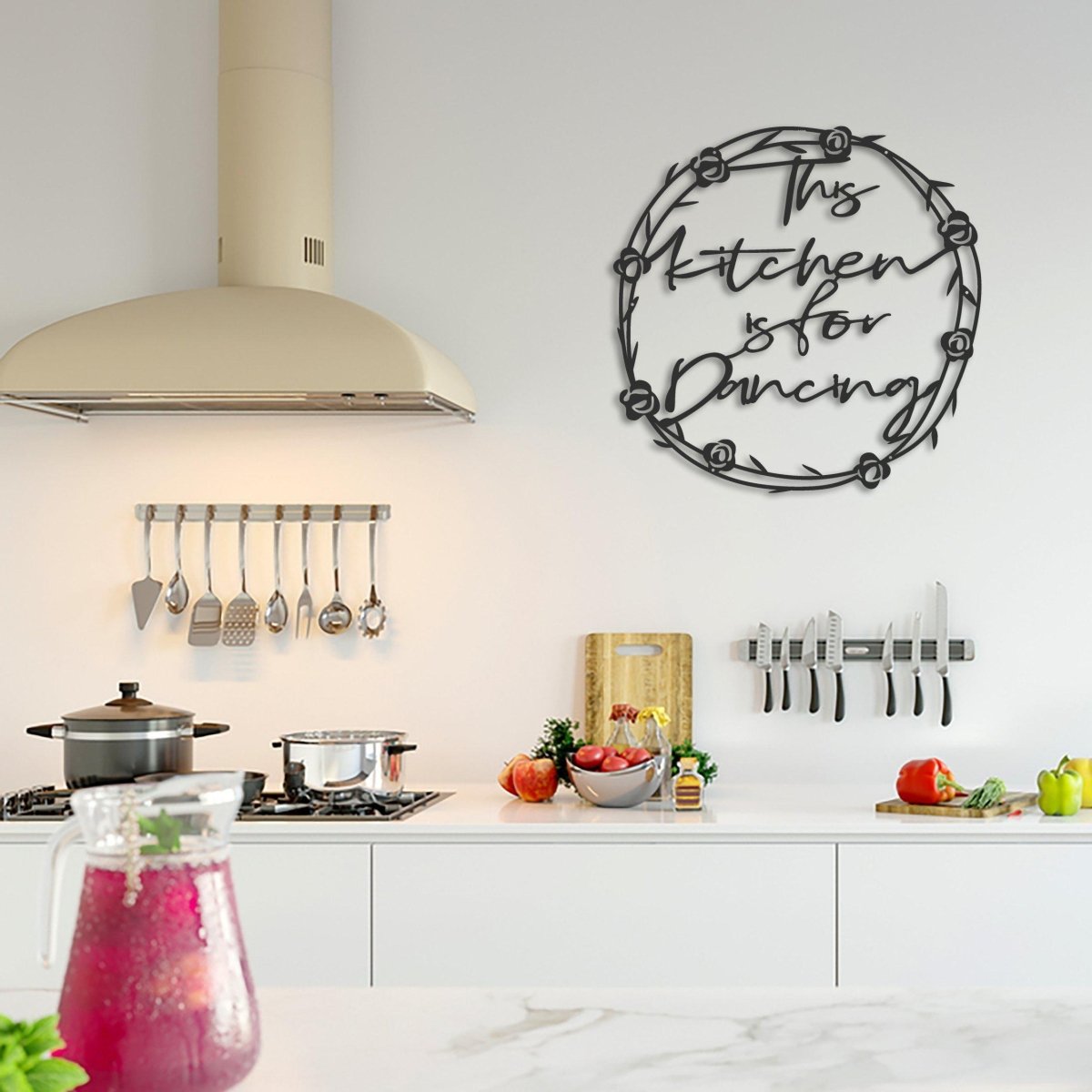 This Kitchen is for Dancing - Metal Wall Art - Joe’s Haven