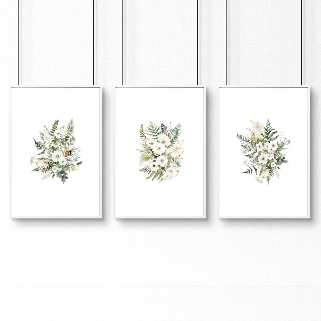 Floral Poster | Set of 3 wall art prints - Joe’s Haven