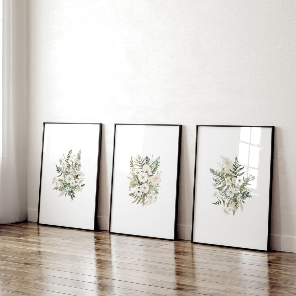 Floral Poster | Set of 3 wall art prints - Joe’s Haven