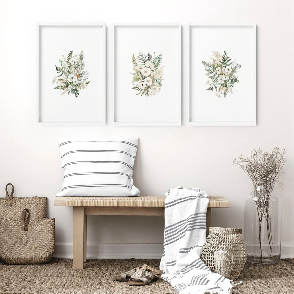 Floral Poster | Set of 3 wall art prints - Joe’s Haven