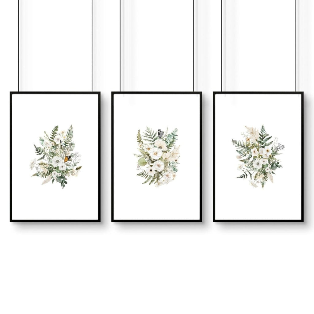 Floral Poster | Set of 3 wall art prints - Joe’s Haven