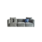 FIN Four Seater Sofa, Four Seater Corner Sofa, Grey Velvet - Joe’s Haven