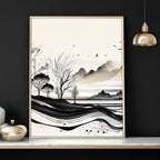 Framed Landscape Wall Art | Set of 3 wall art prints - Joe’s Haven