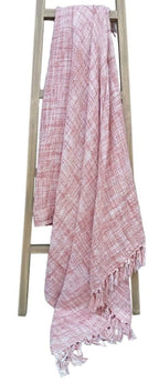 French Tonal Chenille Throw with Luxuriously Elegant Tassels - Joe’s Haven