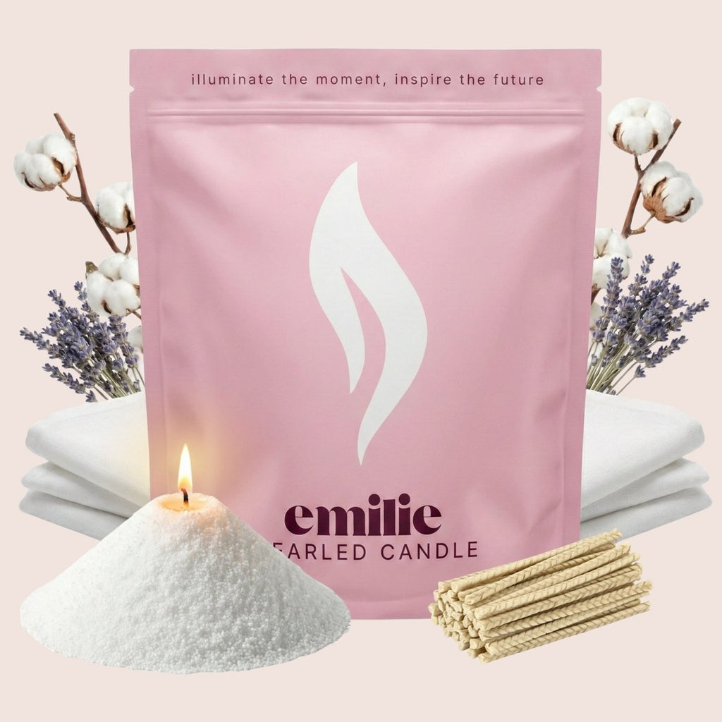 Fresh Linen Scented Pearled Candle - Joe’s Haven