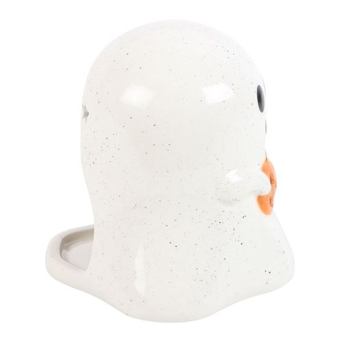 Ghost Tealight Holder with Pumpkin - Joe’s Haven