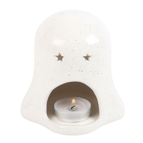 Ghost Tealight Holder with Pumpkin - Joe’s Haven