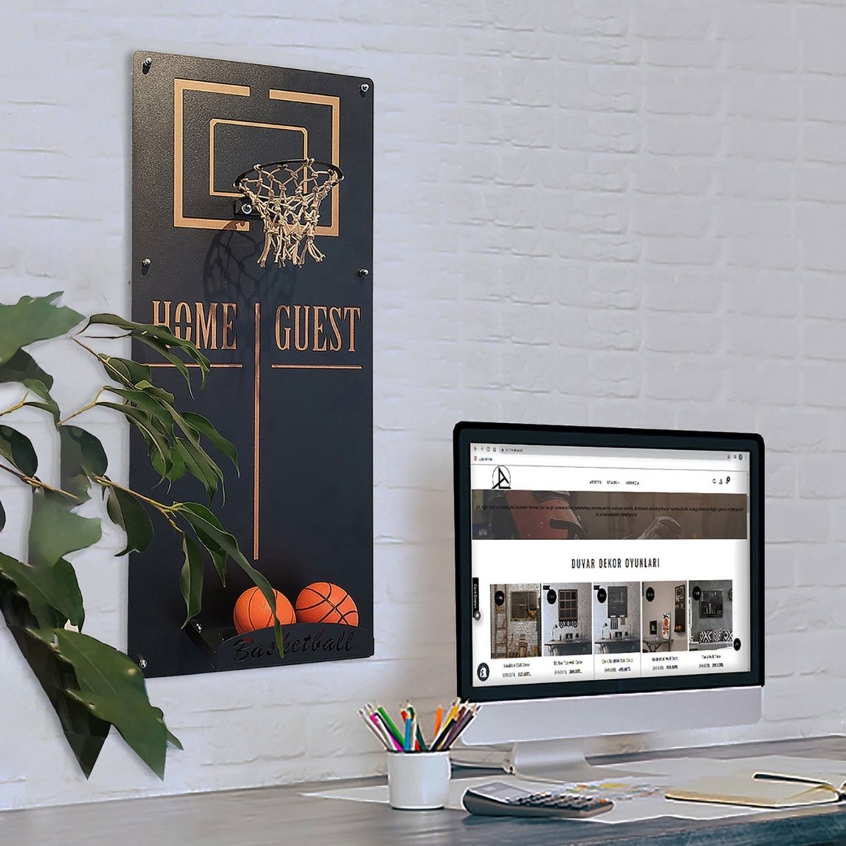 Craft Basketball Wall Game - Joe’s Haven