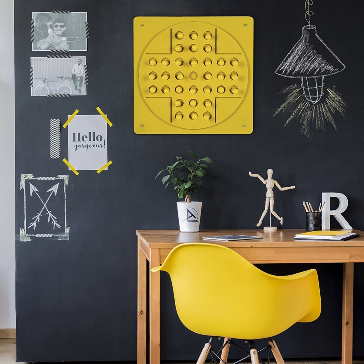 Peg Solitaire Yellow - Joe’s Haven