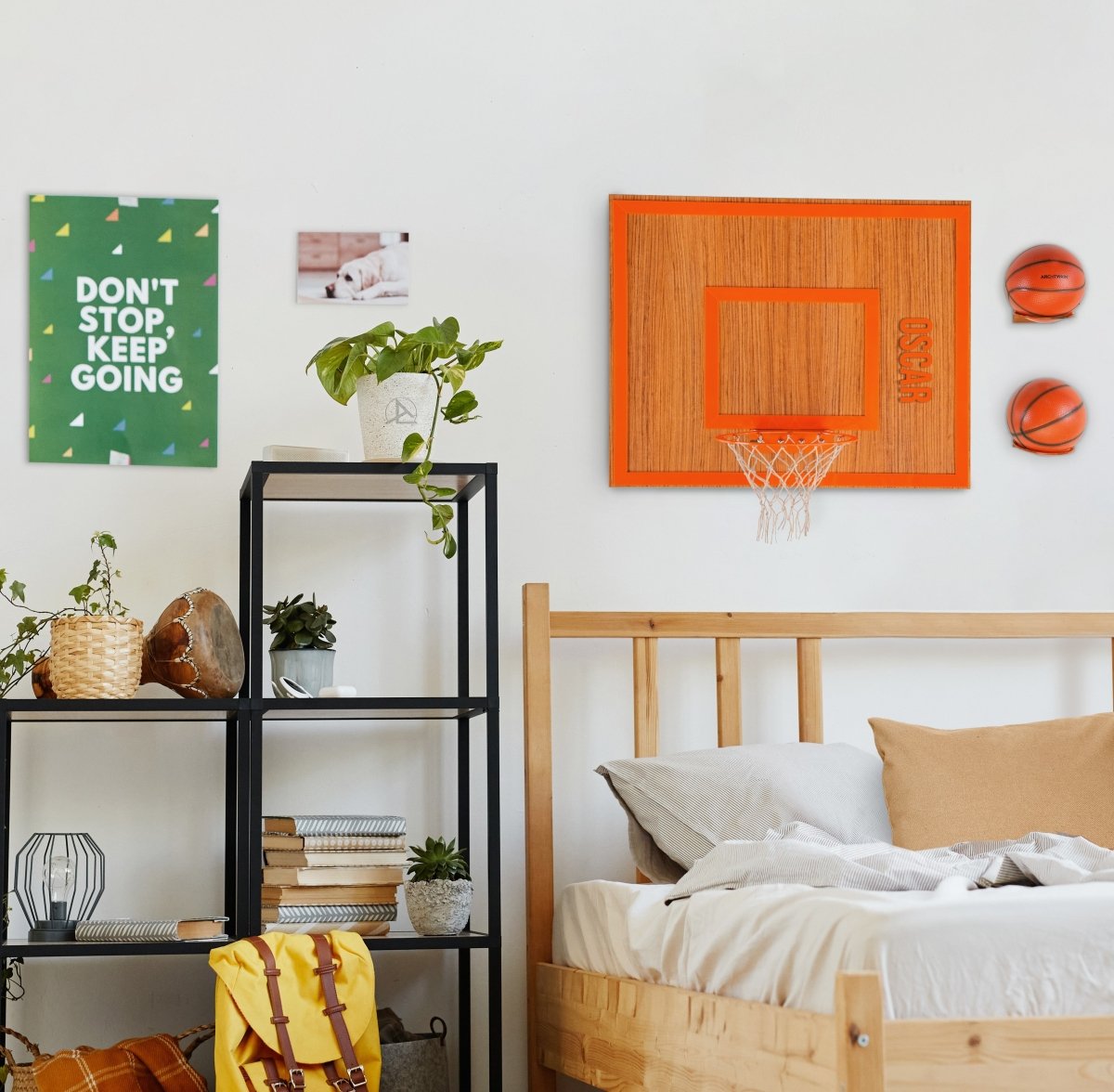 Personalization Wooden Single Hoop African Walnut - Joe’s Haven