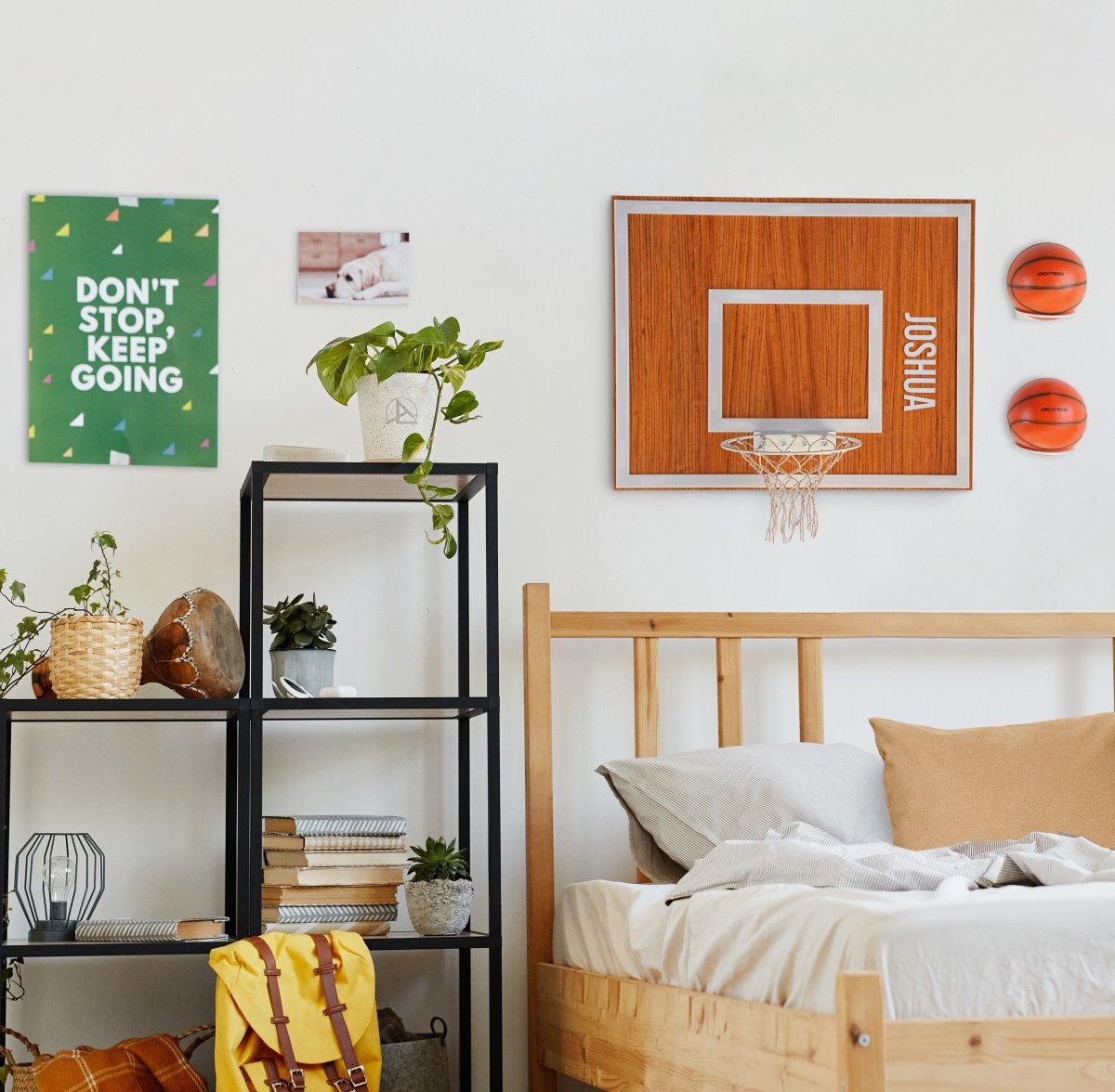 Personalization Wooden Single Hoop African Walnut - Joe’s Haven