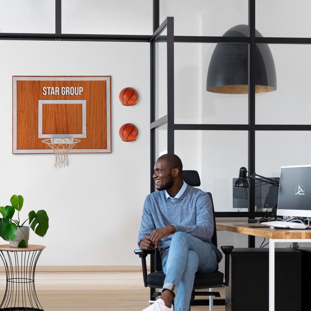 Personalization Wooden Single Hoop African Walnut - Joe’s Haven