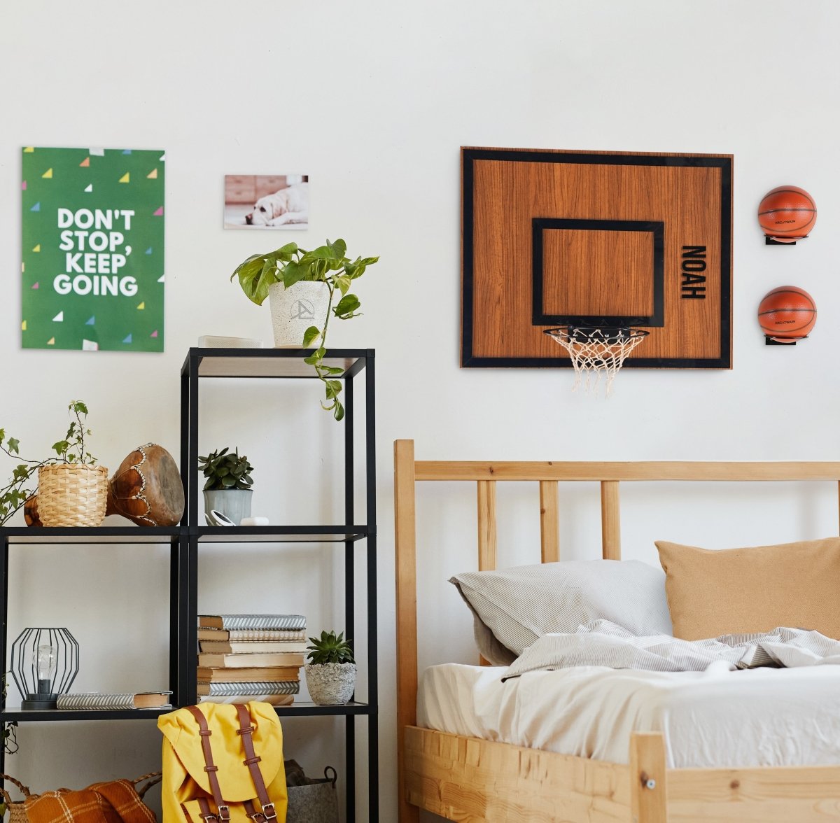 Personalization Wooden Single Hoop Walnut - Joe’s Haven