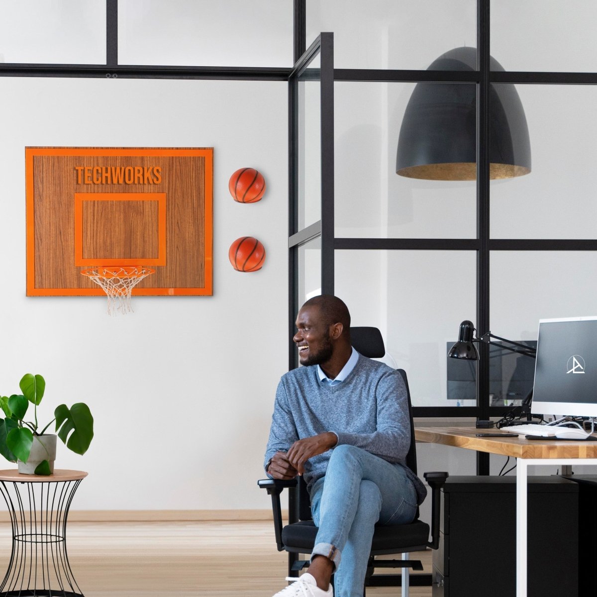 Personalization Wooden Single Hoop Walnut - Joe’s Haven