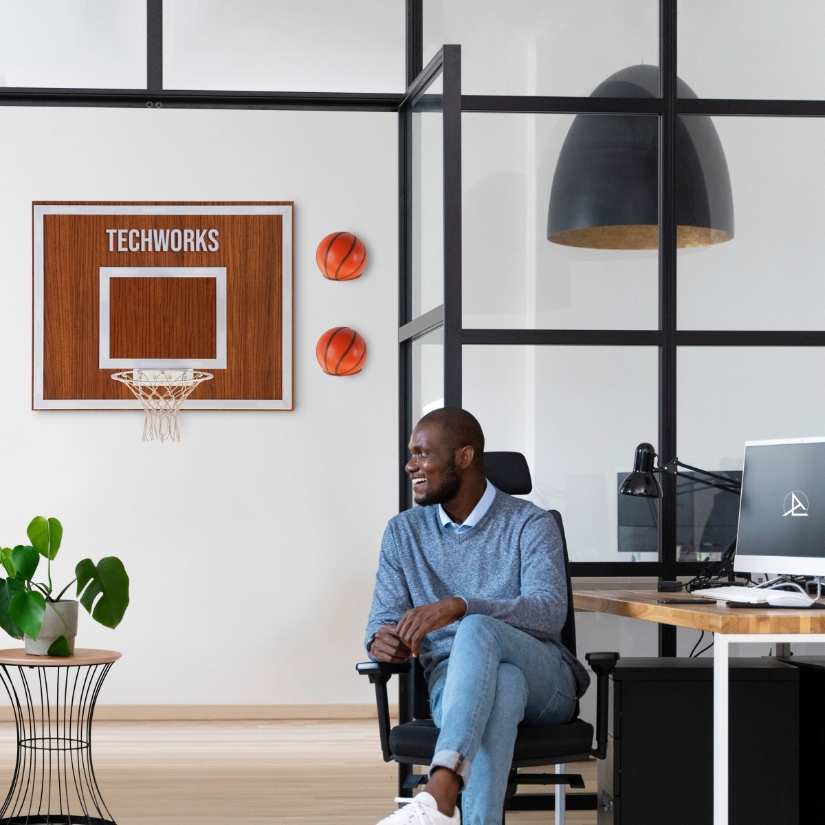 Personalization Wooden Single Hoop Walnut - Joe’s Haven