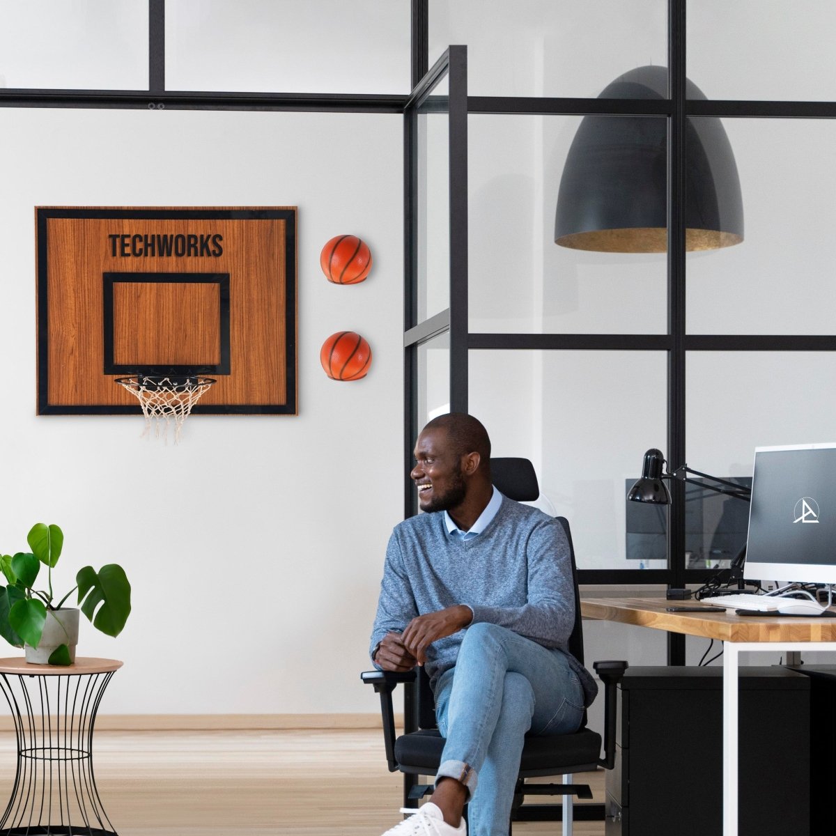 Personalization Wooden Single Hoop Walnut - Joe’s Haven