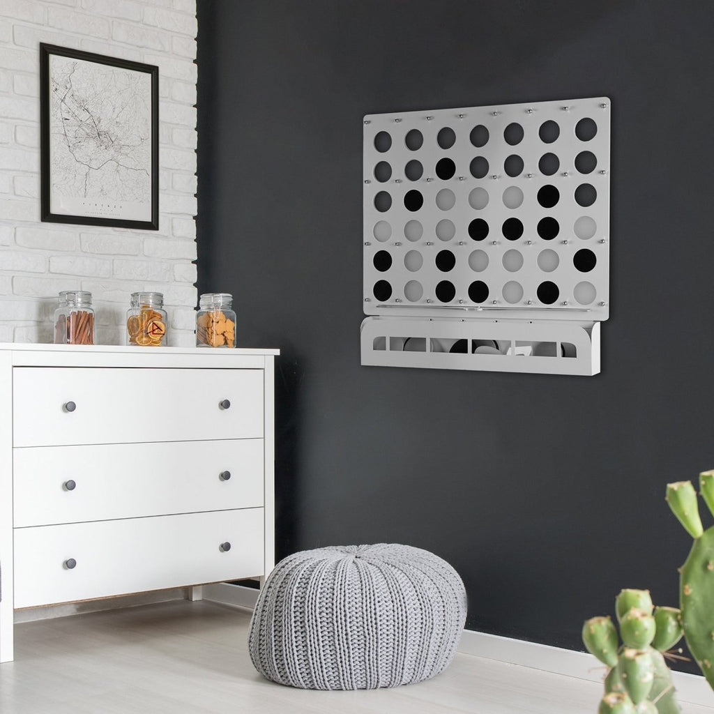 White Four in a Row Wall Game - Joe’s Haven