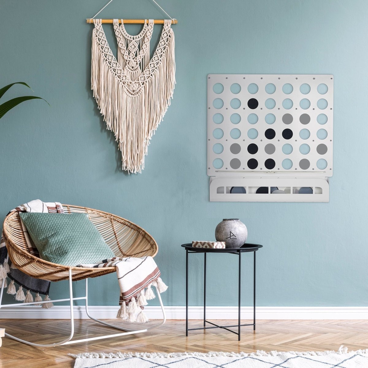 White Four in a Row Wall Game - Joe’s Haven