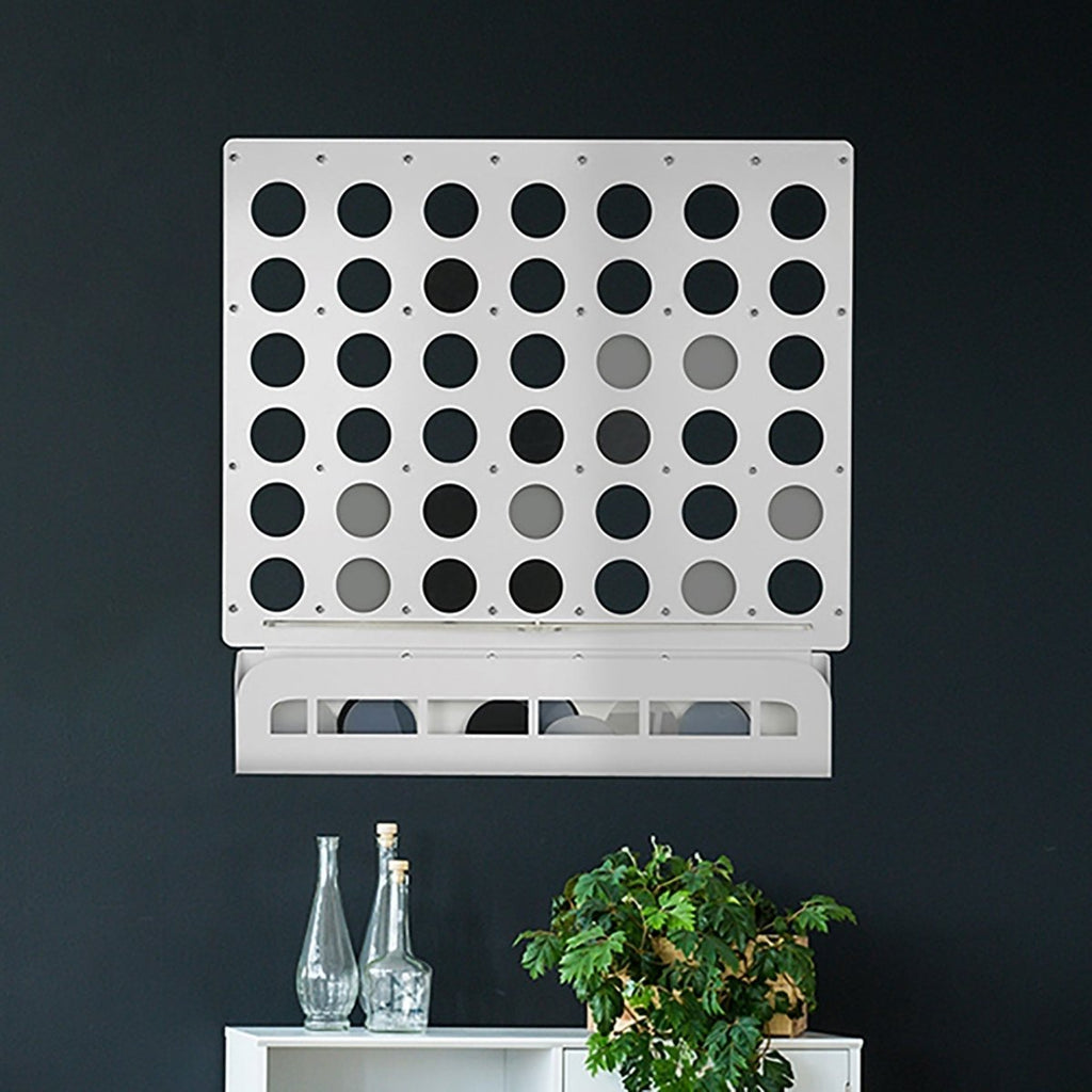 White Four in a Row Wall Game - Joe’s Haven