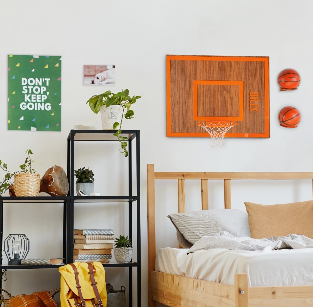 Wooden Single Hoop Walnut - Joe’s Haven