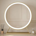 Anne Round Hollywood Mirror Gold 60x67CM