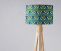 Green and Blue Art Deco Lampshade - Joe’s Haven