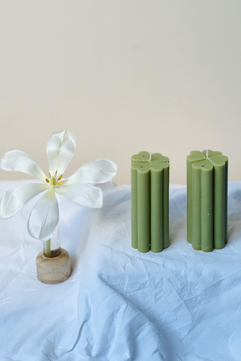 Cherry Blossom Pillar Candle - Joe’s Haven