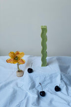 Wavy Pillar Candle - Joe’s Haven