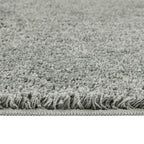 Washable Ghost Grey Shaggy Rug - Joe’s Haven