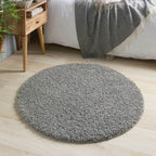 Washable Ghost Grey Shaggy Rug - Joe’s Haven