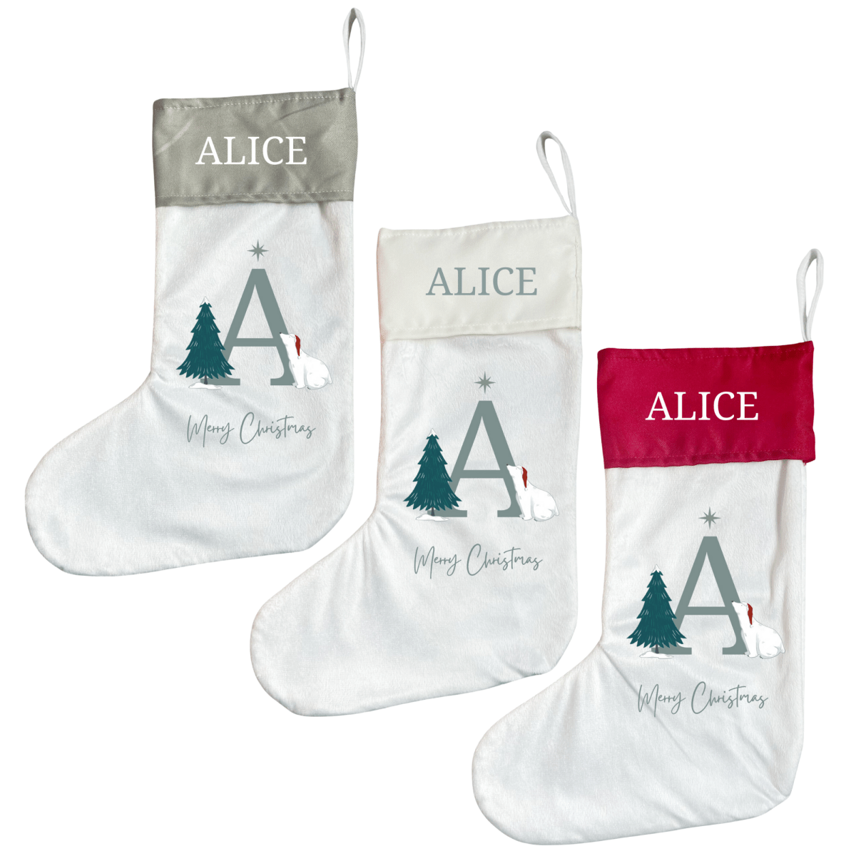 Personalised Christmas Stocking - Make A Wish Design - Joe’s Haven