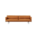 Muuto Outline Style Armchair, 2 Seater, Leather - Joe’s Haven