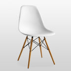 Halo Dining Table and Ghost Chair Set for 4 - Eiffel Plastic Chairs and a Rectangle Dining Table - Joe’s Haven