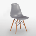 Halo Dining Table and Ghost Chair Set for 4 - Eiffel Plastic Chairs and a Rectangle Dining Table - Joe’s Haven